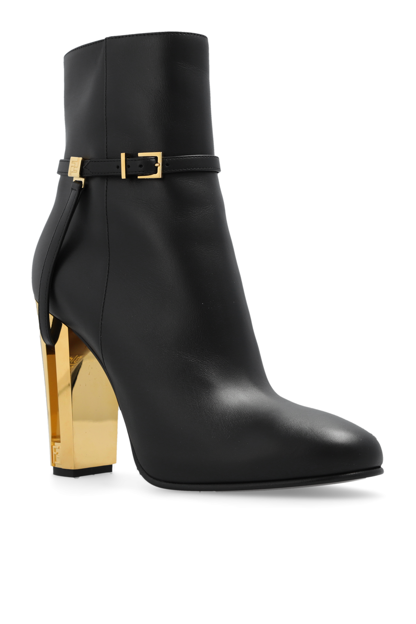 OUTLET【FENDI】BLACK☆Delfina ストラップ パンプス 105 mm Delfina Leather Black | Fendi
